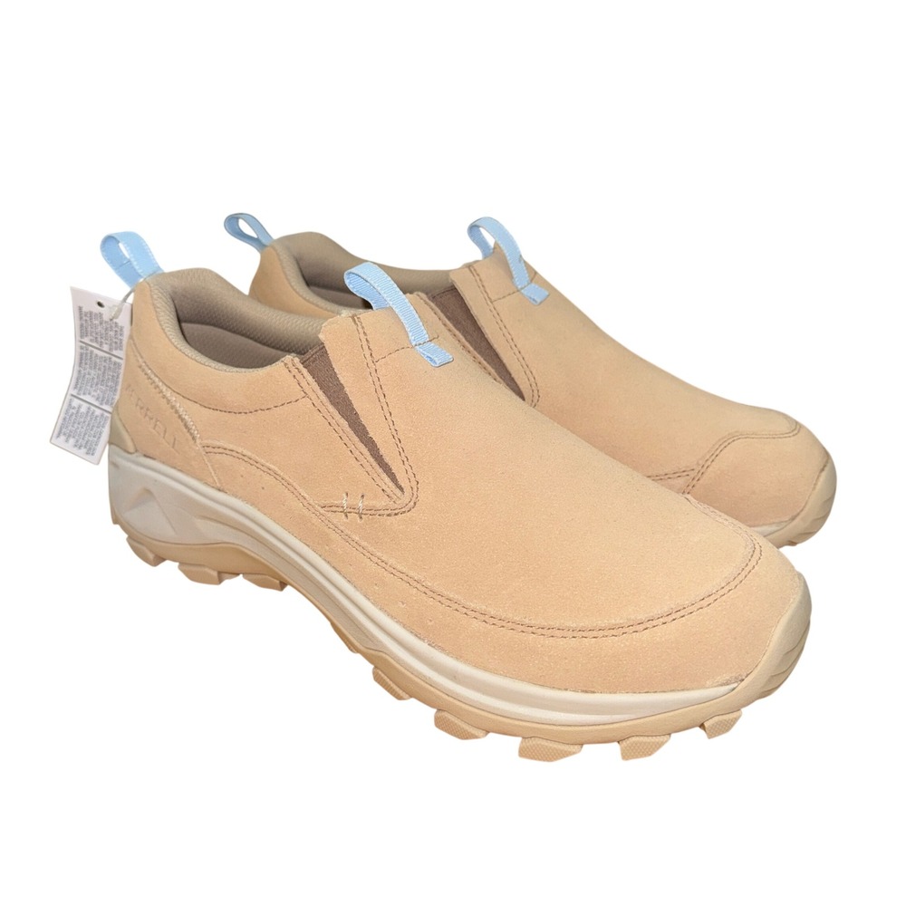 NEW Merrell Nessa Latte/Tan J008478 Shoes Womens 9 Suede Leather Rugged Comfort